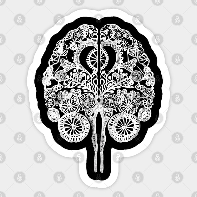 Brain Hub Sticker by OrganicLace
